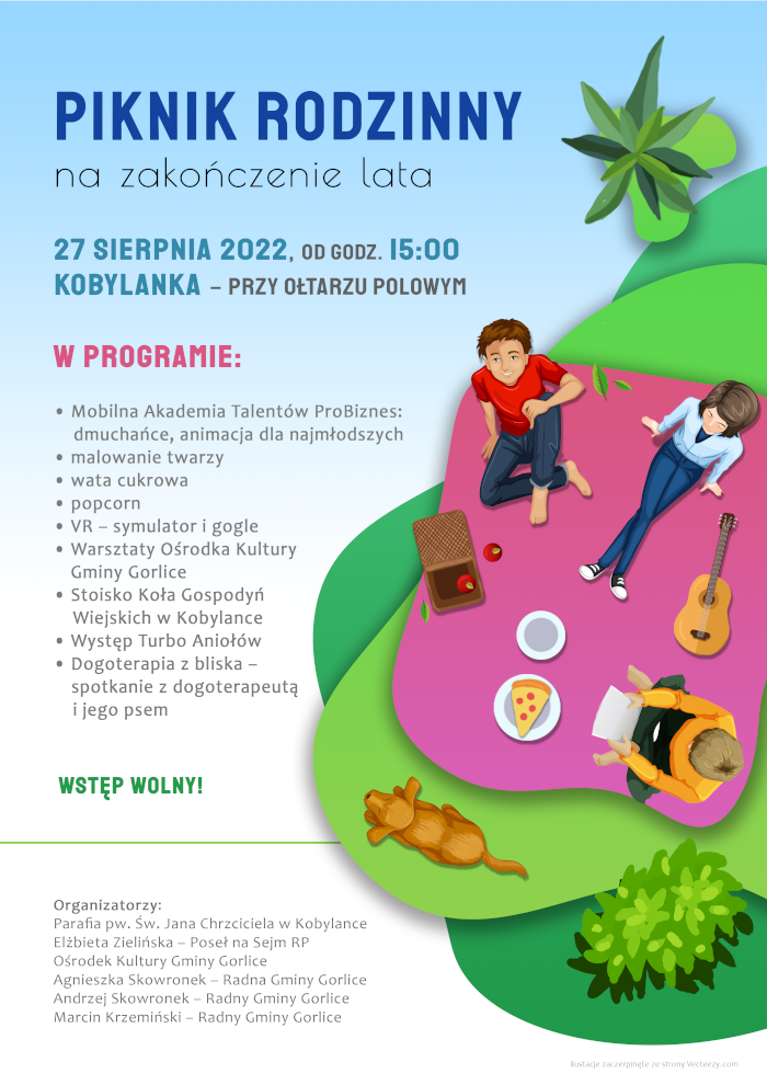 Piknik rodzinny na zakończene lata min