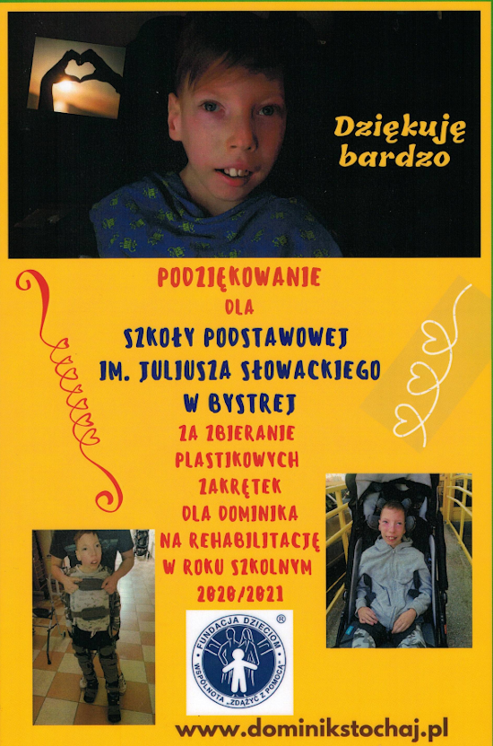 podziekowania od Dominika
