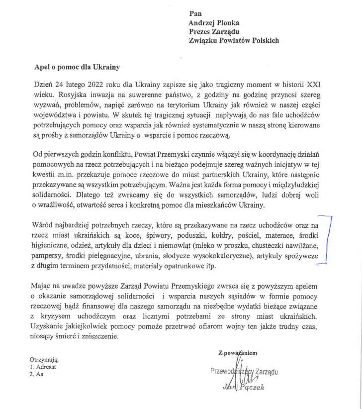 pomoc dla ukrainy